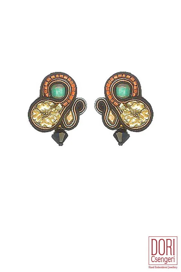 Adesso Gold Flower Earrings