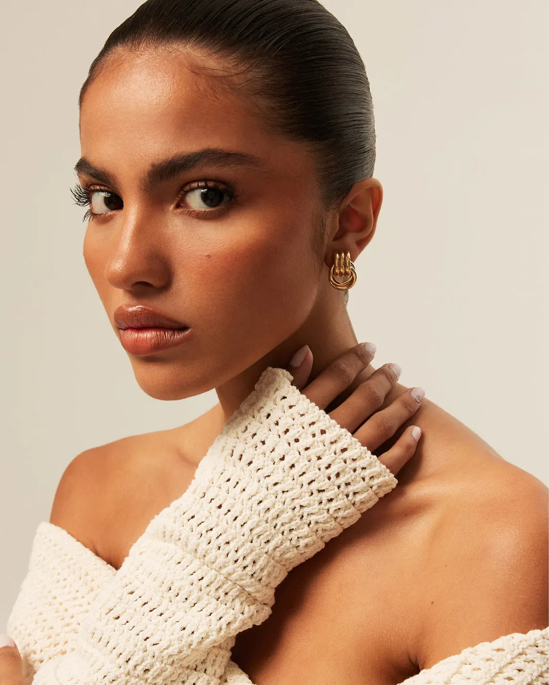 ANTHE MINI EARRINGS - GOLD