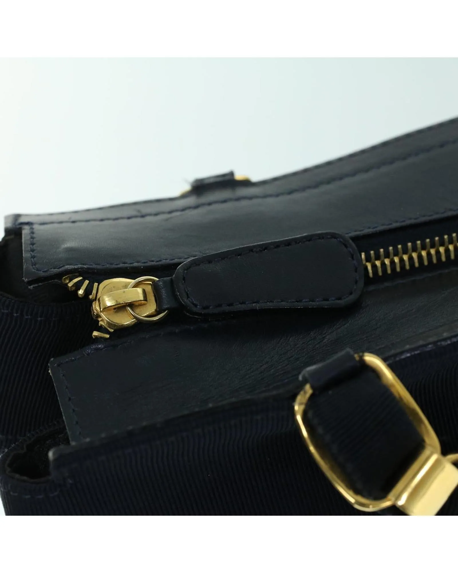 Authentic Navy Nylon Shoulder Bag