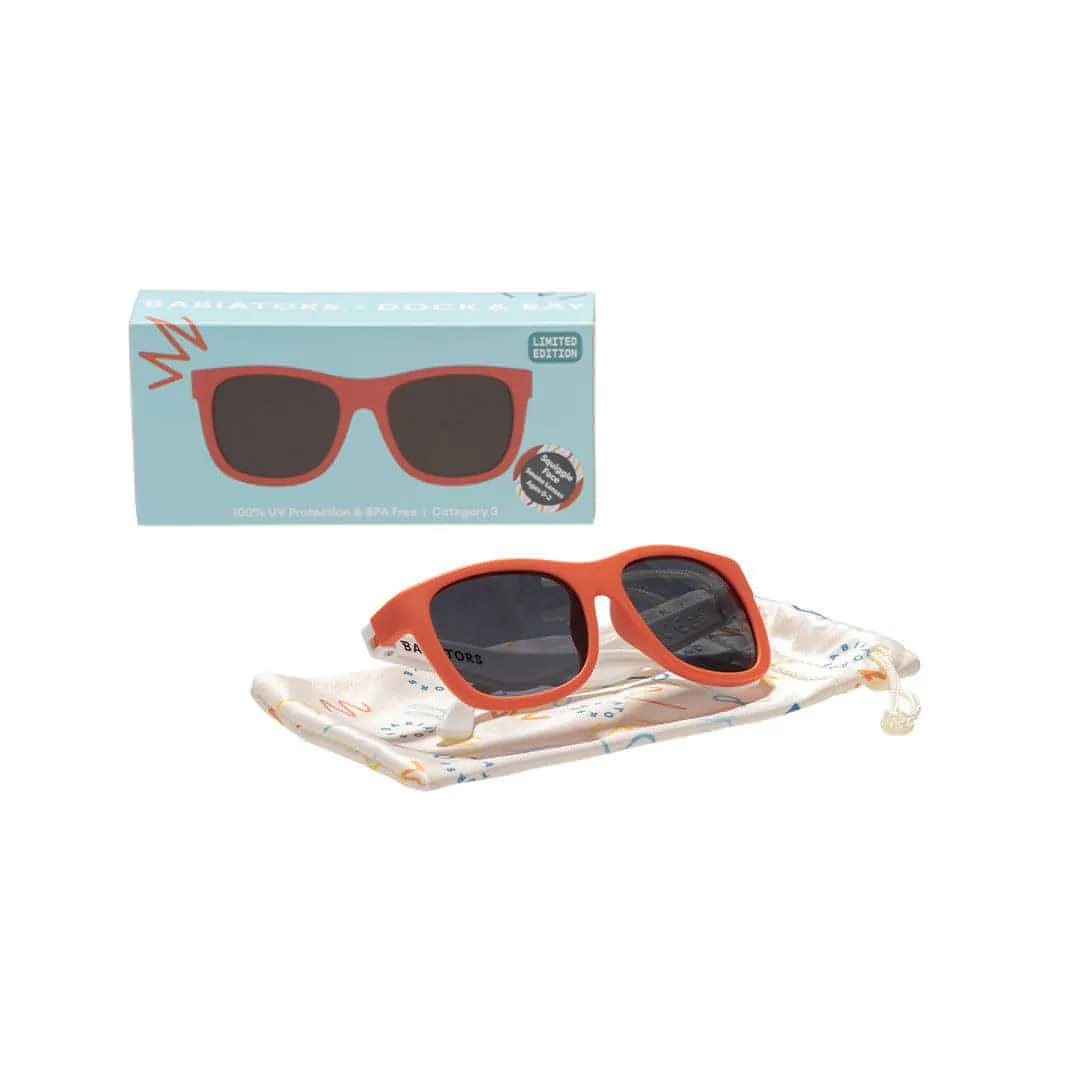 Babiators X Dock & Bay Original Navigator Sunglasses - Squiggle Face