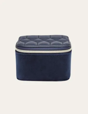 Beau Jewellery Box - Velvet Navy - Louenhide