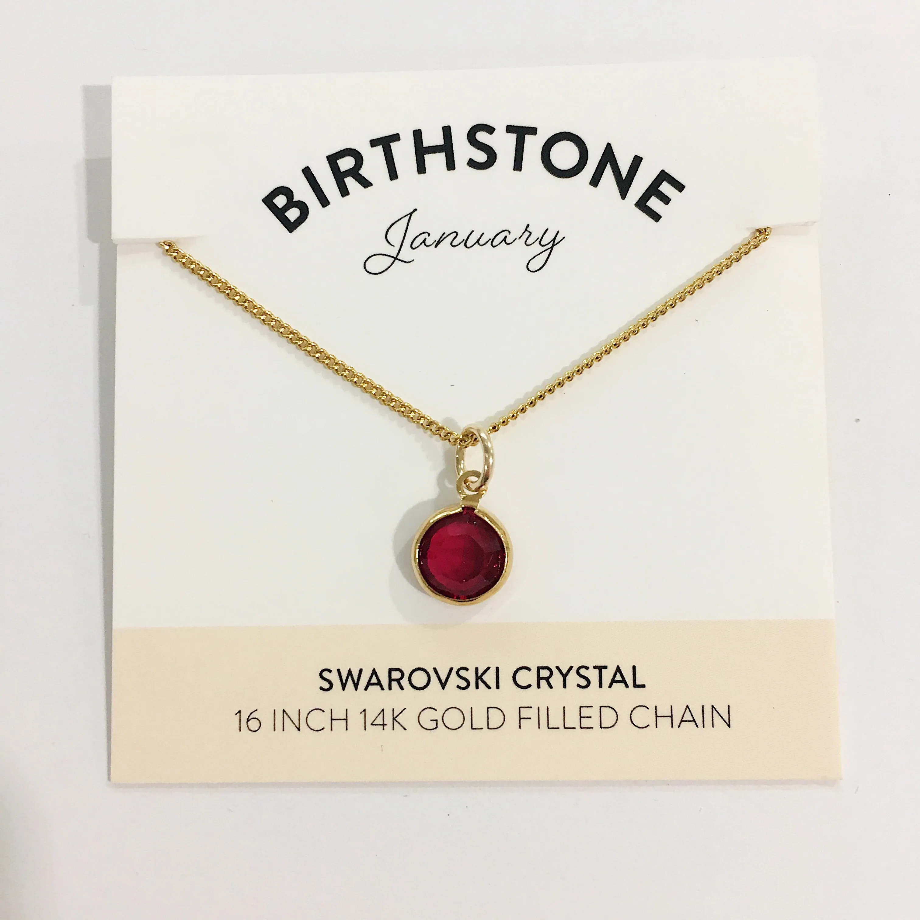 Bec Platt Designs Birthstone Necklaces - Gold Various