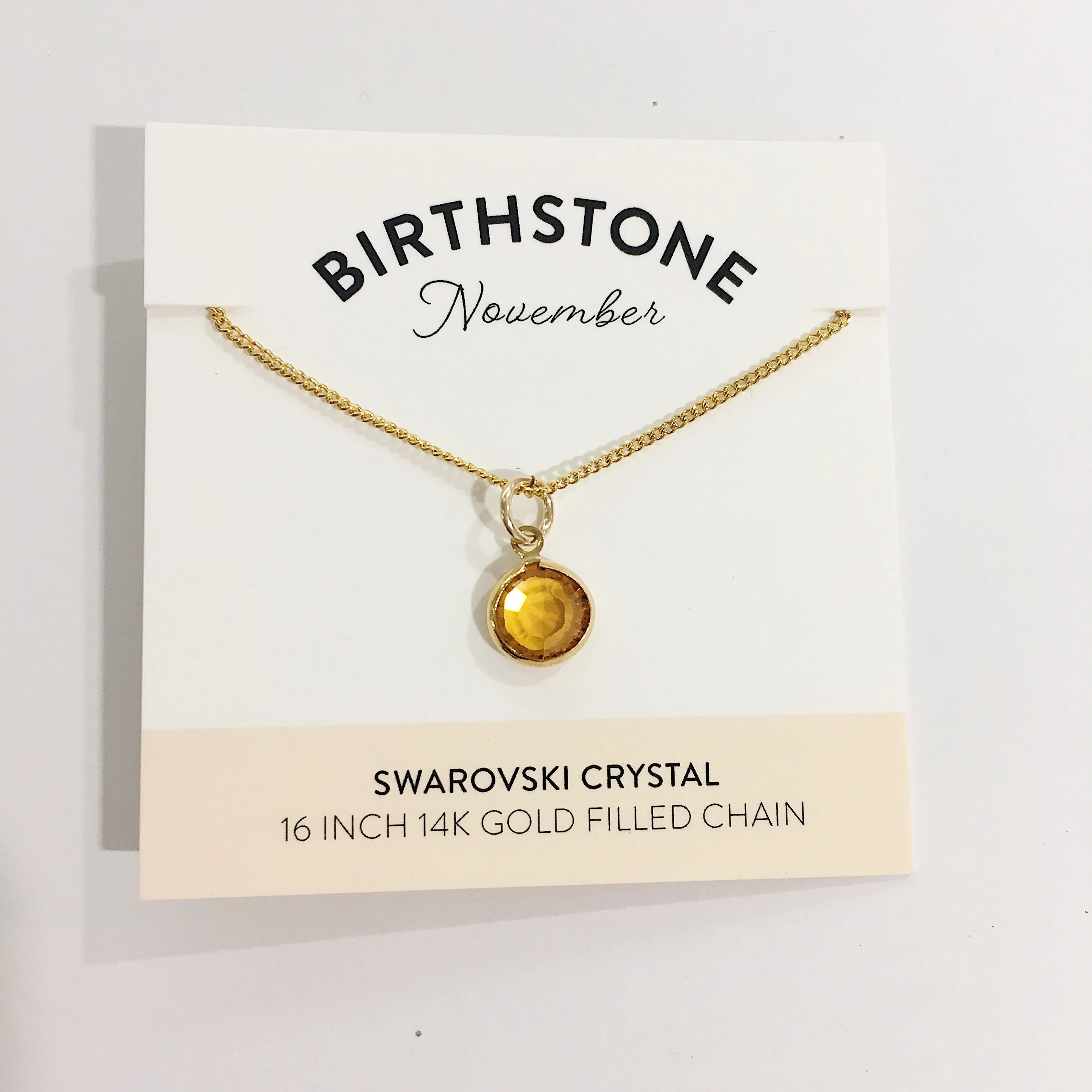 Bec Platt Designs Birthstone Necklaces - Gold Various