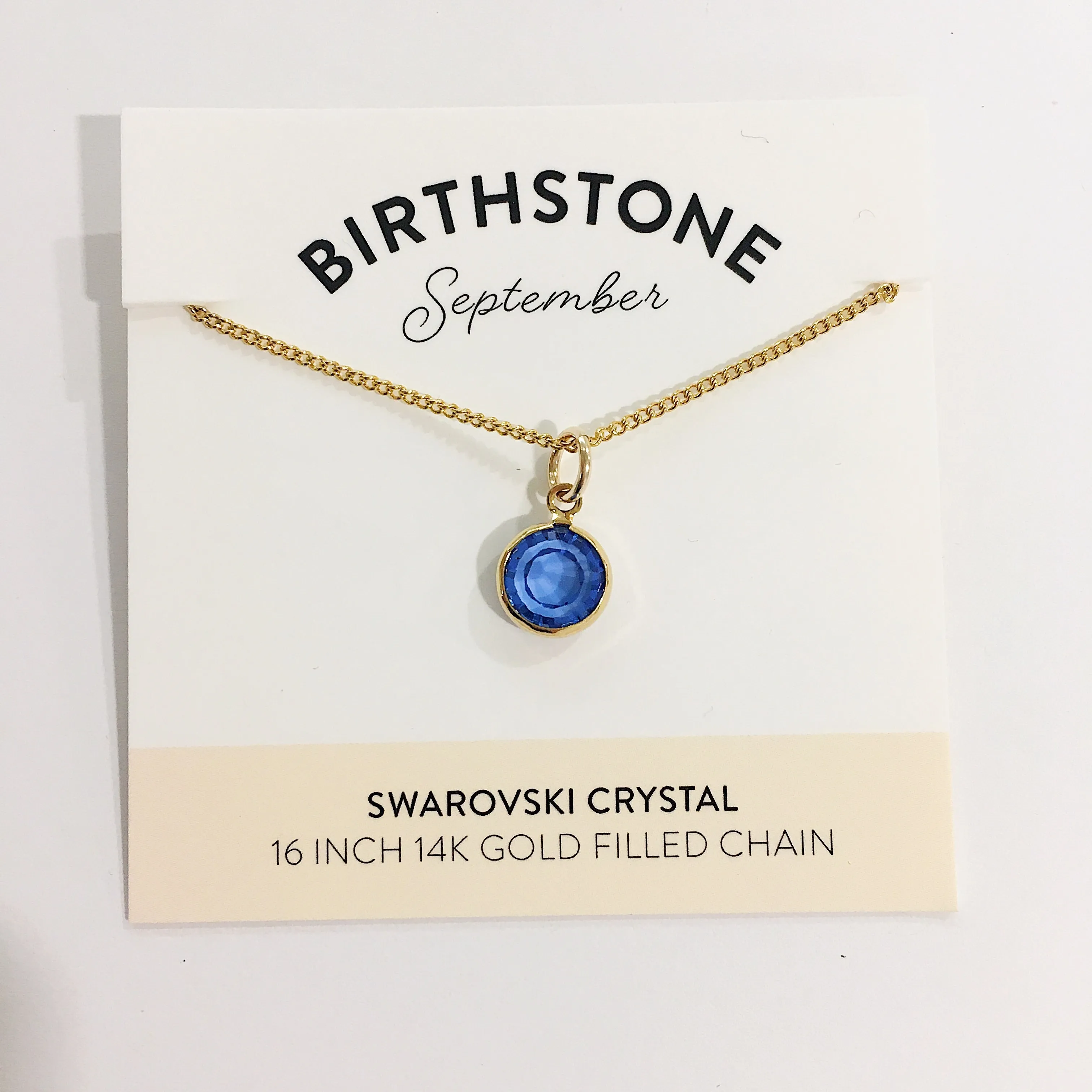 Bec Platt Designs Birthstone Necklaces - Gold Various