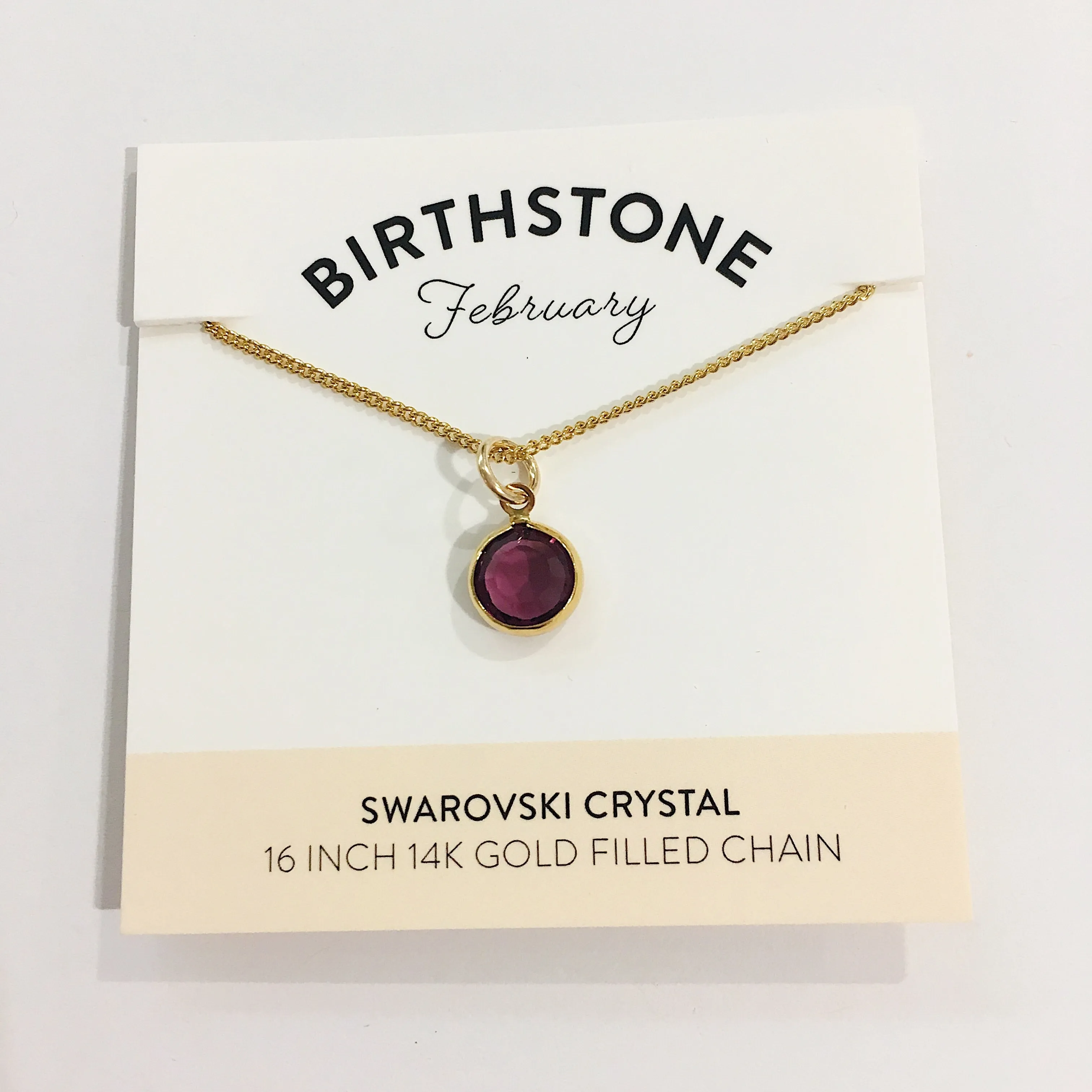 Bec Platt Designs Birthstone Necklaces - Gold Various