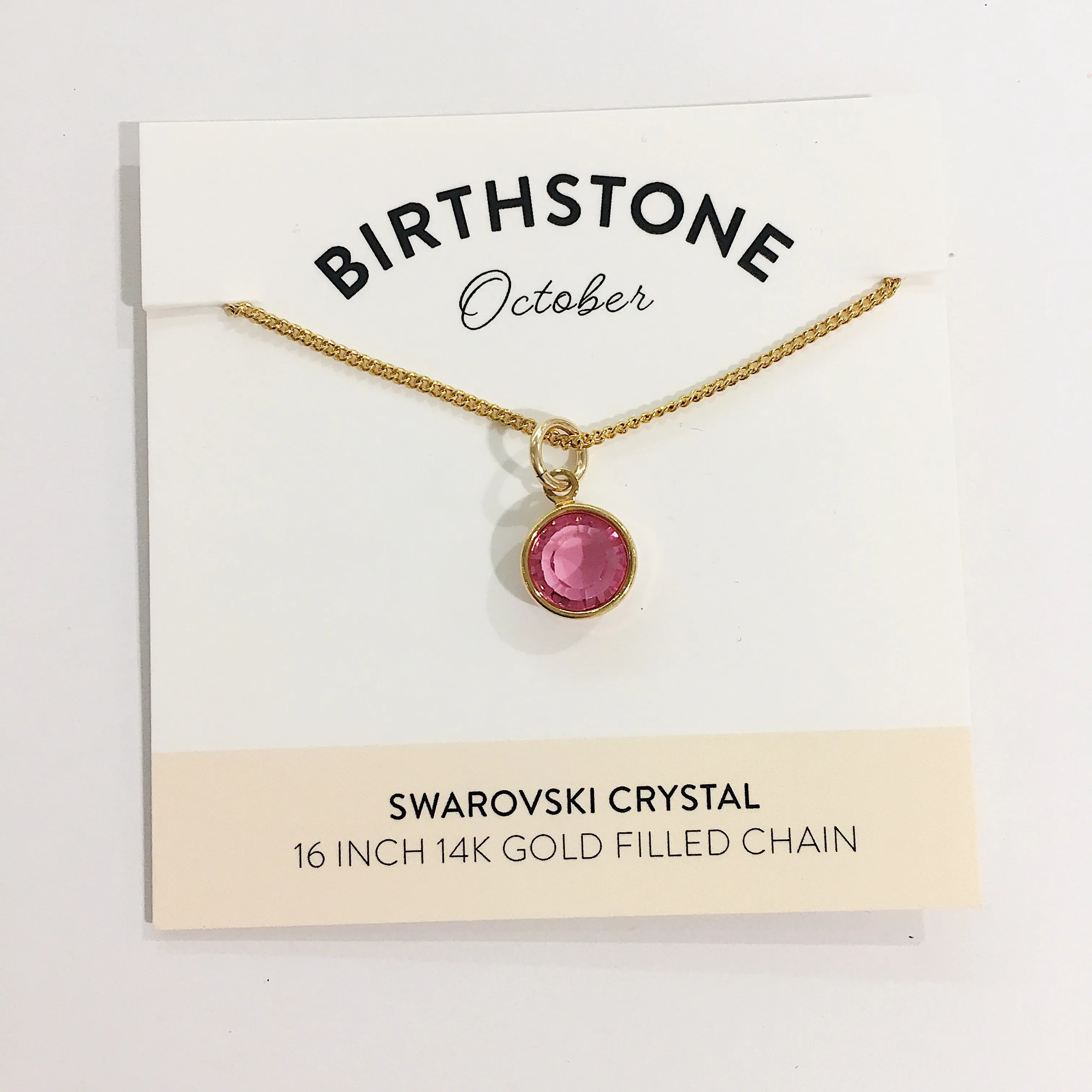 Bec Platt Designs Birthstone Necklaces - Gold Various