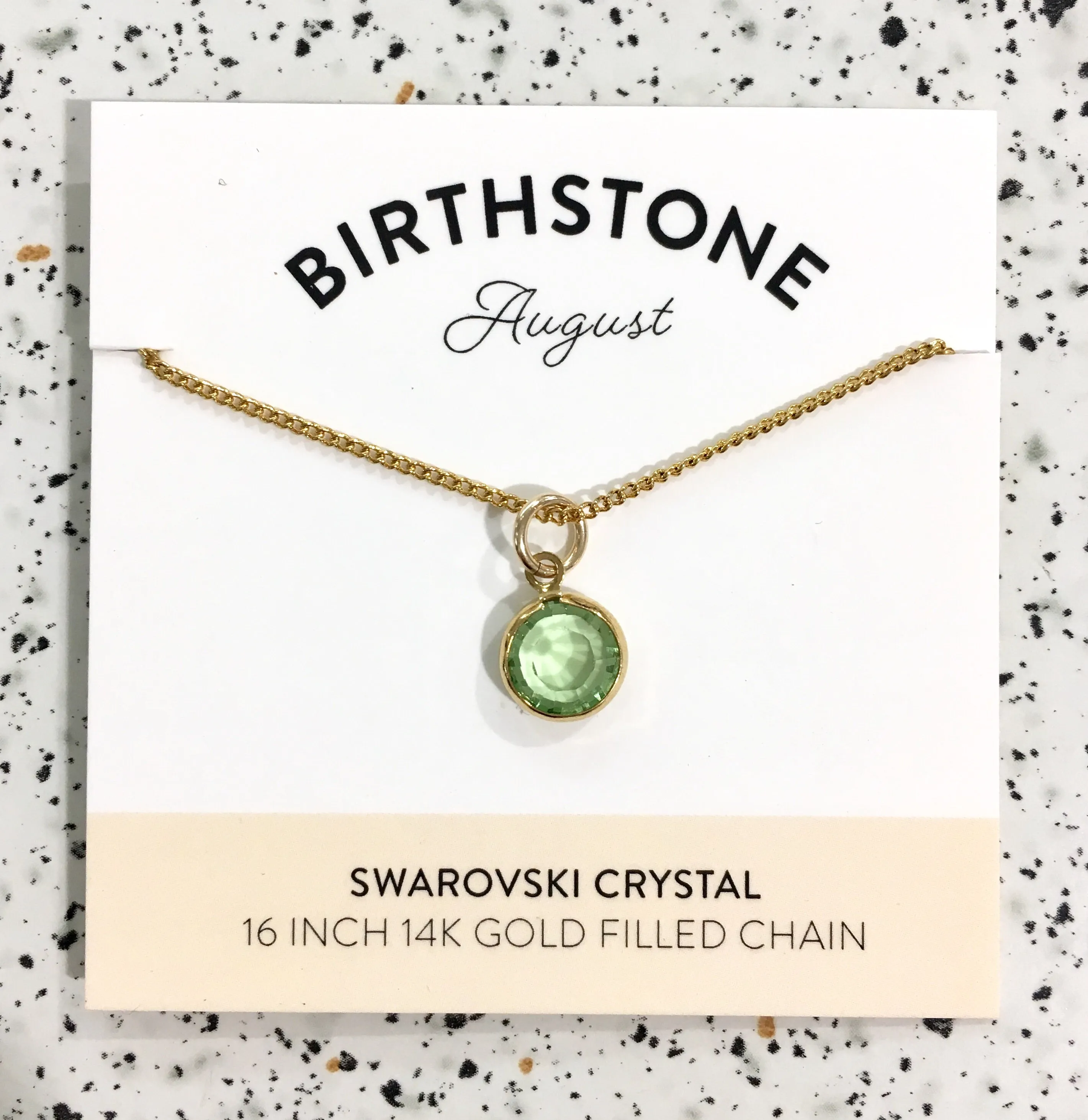 Bec Platt Designs Birthstone Necklaces - Gold Various