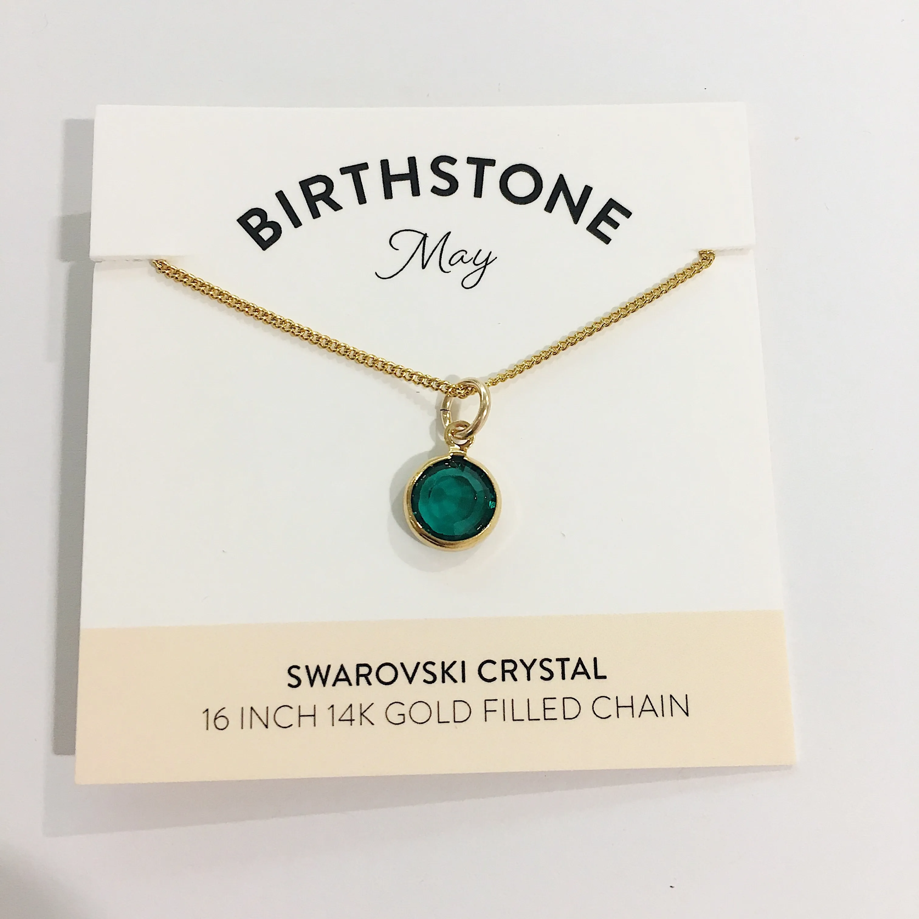 Bec Platt Designs Birthstone Necklaces - Gold Various