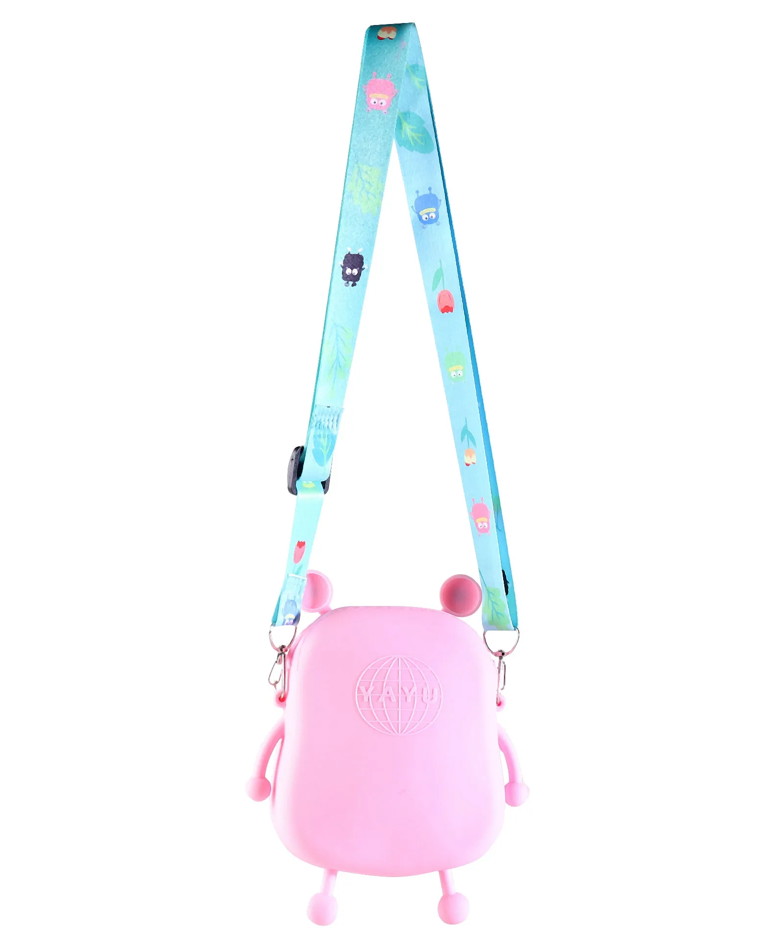 BETTY SMILE SILICON SLING BAG - PINK