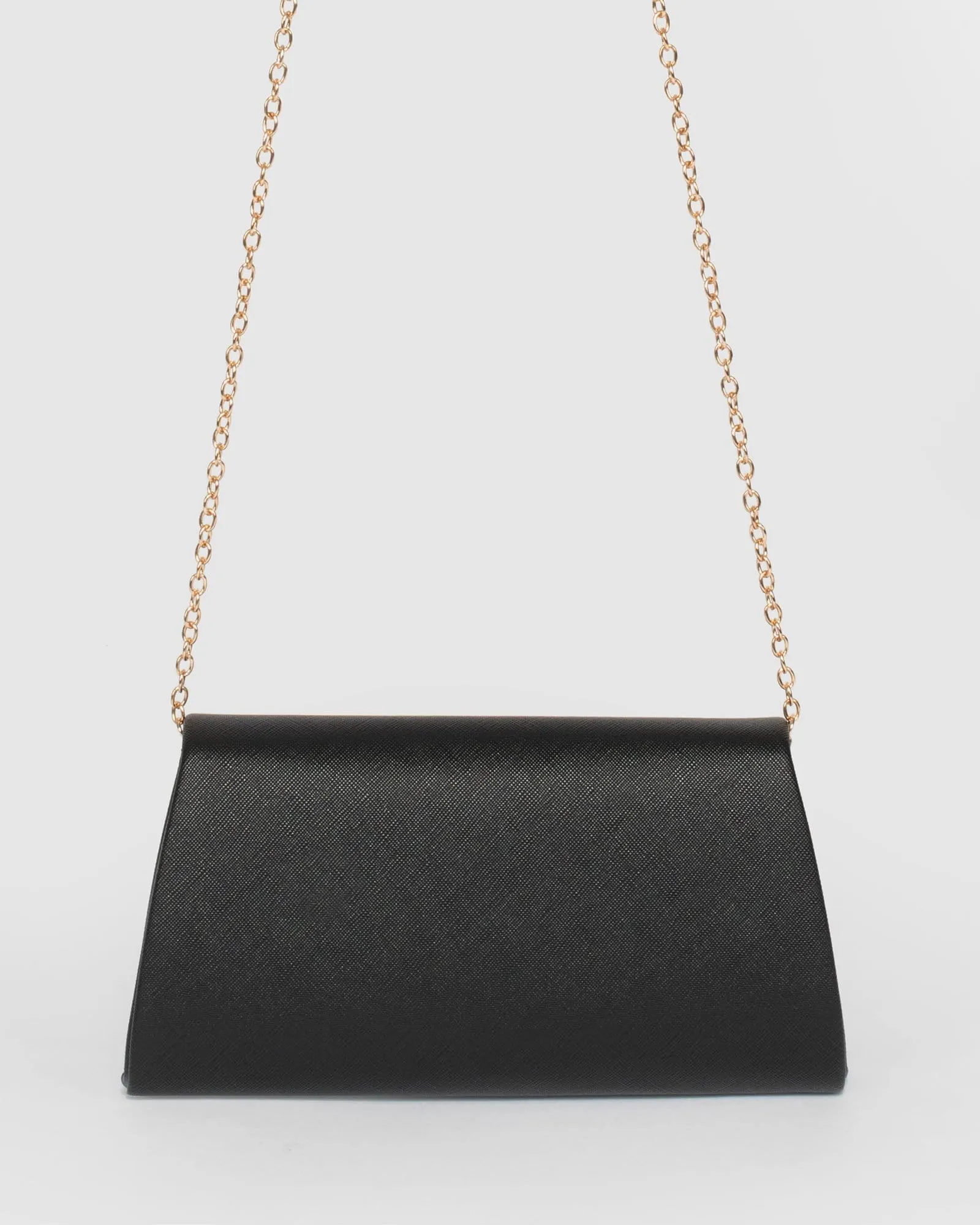 Black Leaha Evening Clutch Bag