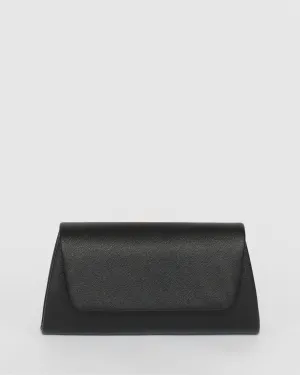 Black Leaha Evening Clutch Bag