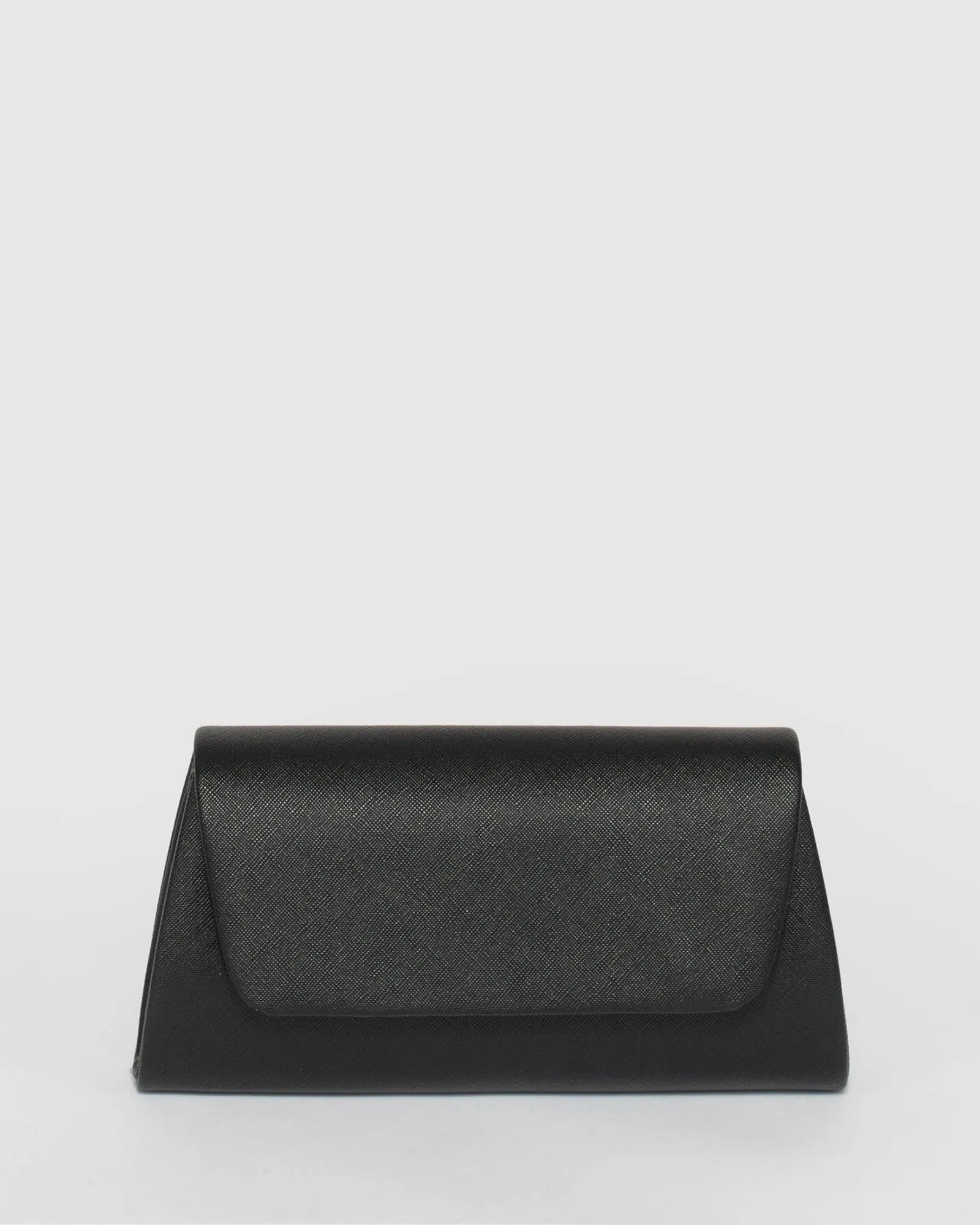 Black Leaha Evening Clutch Bag