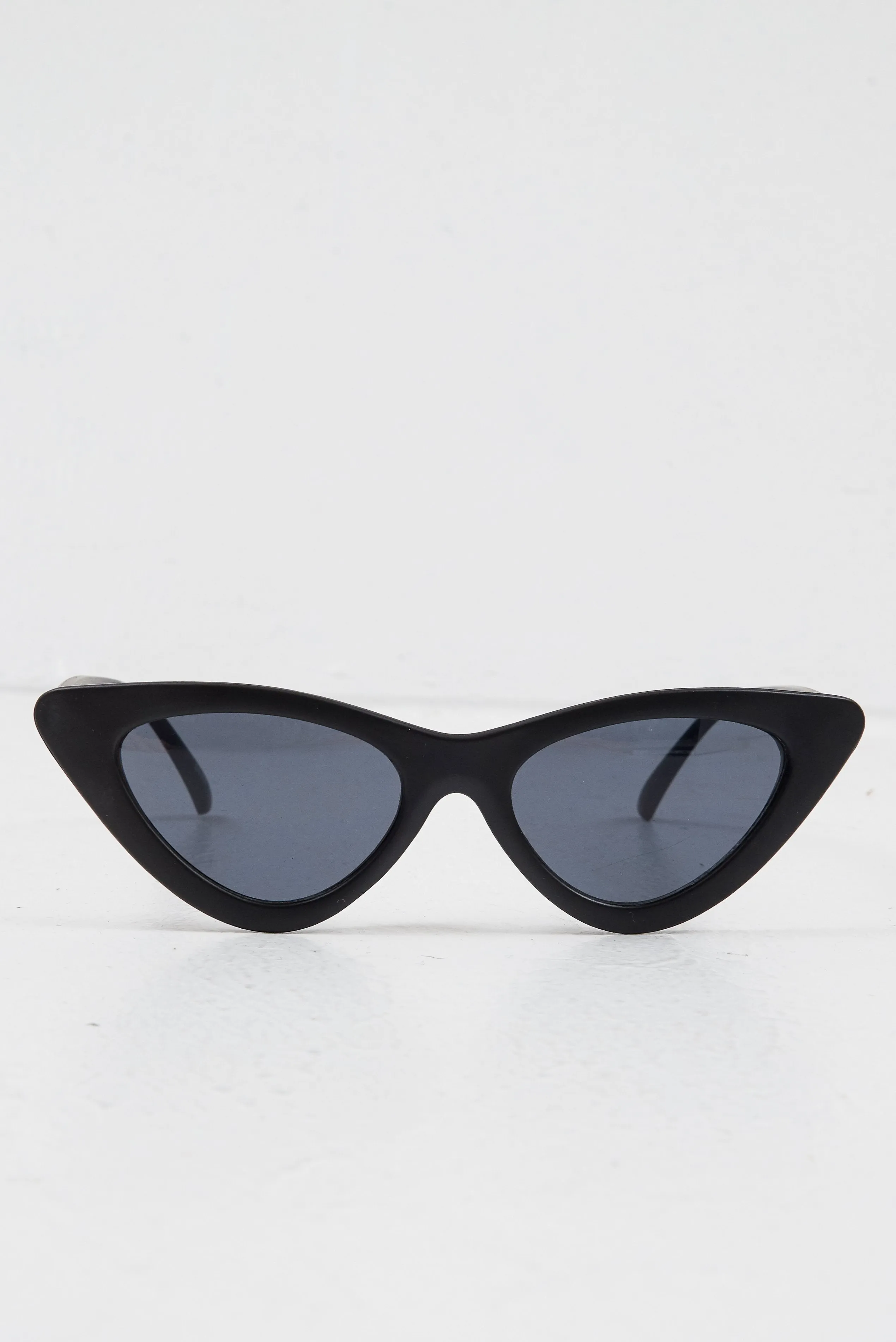 Black Pointed Cat Eye Sunglasses - Ramia