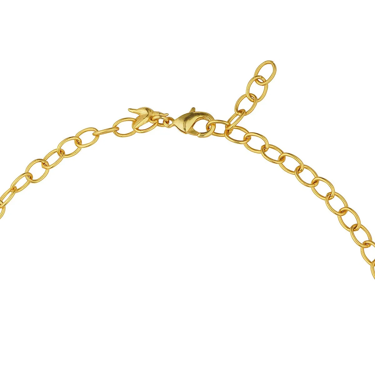 Bold n Sassy Gold Crush Necklace