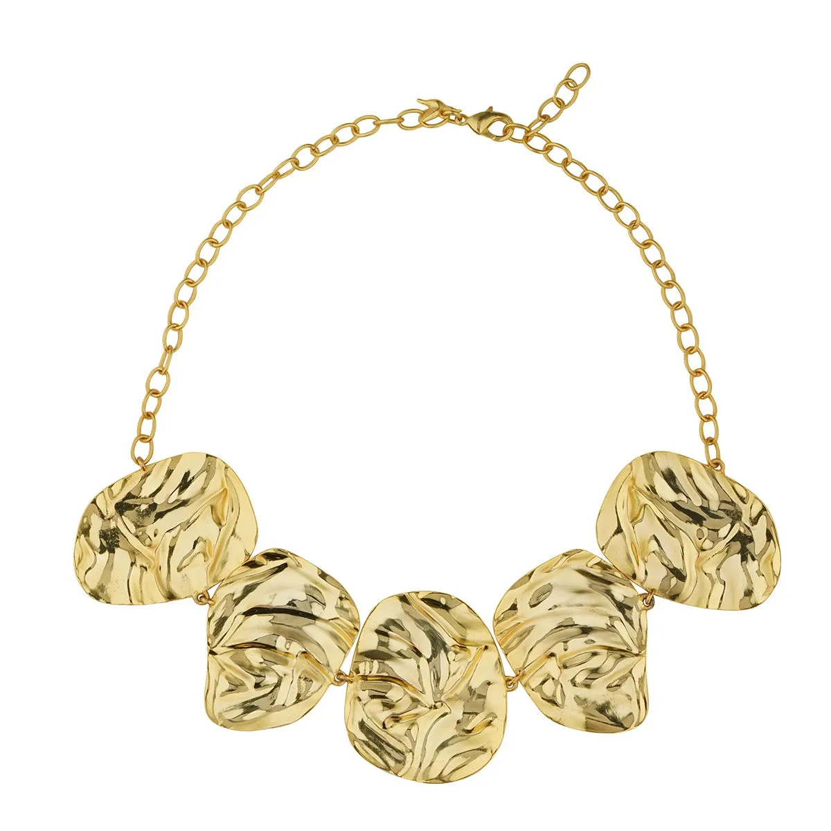 Bold n Sassy Gold Crush Necklace