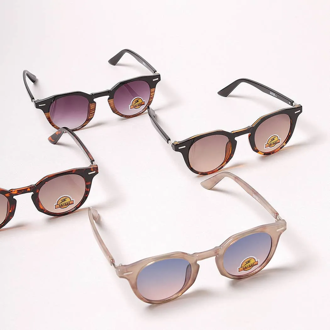 Bold Round Tinted Sunglasses