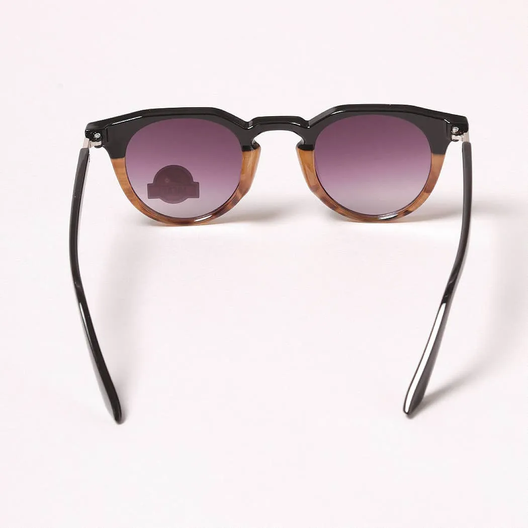 Bold Round Tinted Sunglasses