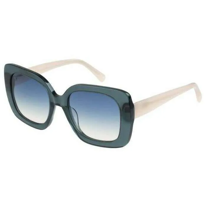 Botaniq Chunky Butterfly Sunglasses - Blue