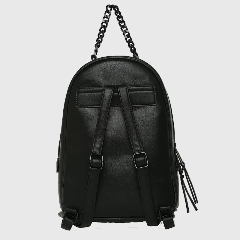 Buy Best Style Backpack For Women Black Color Leather Handmade Backpack