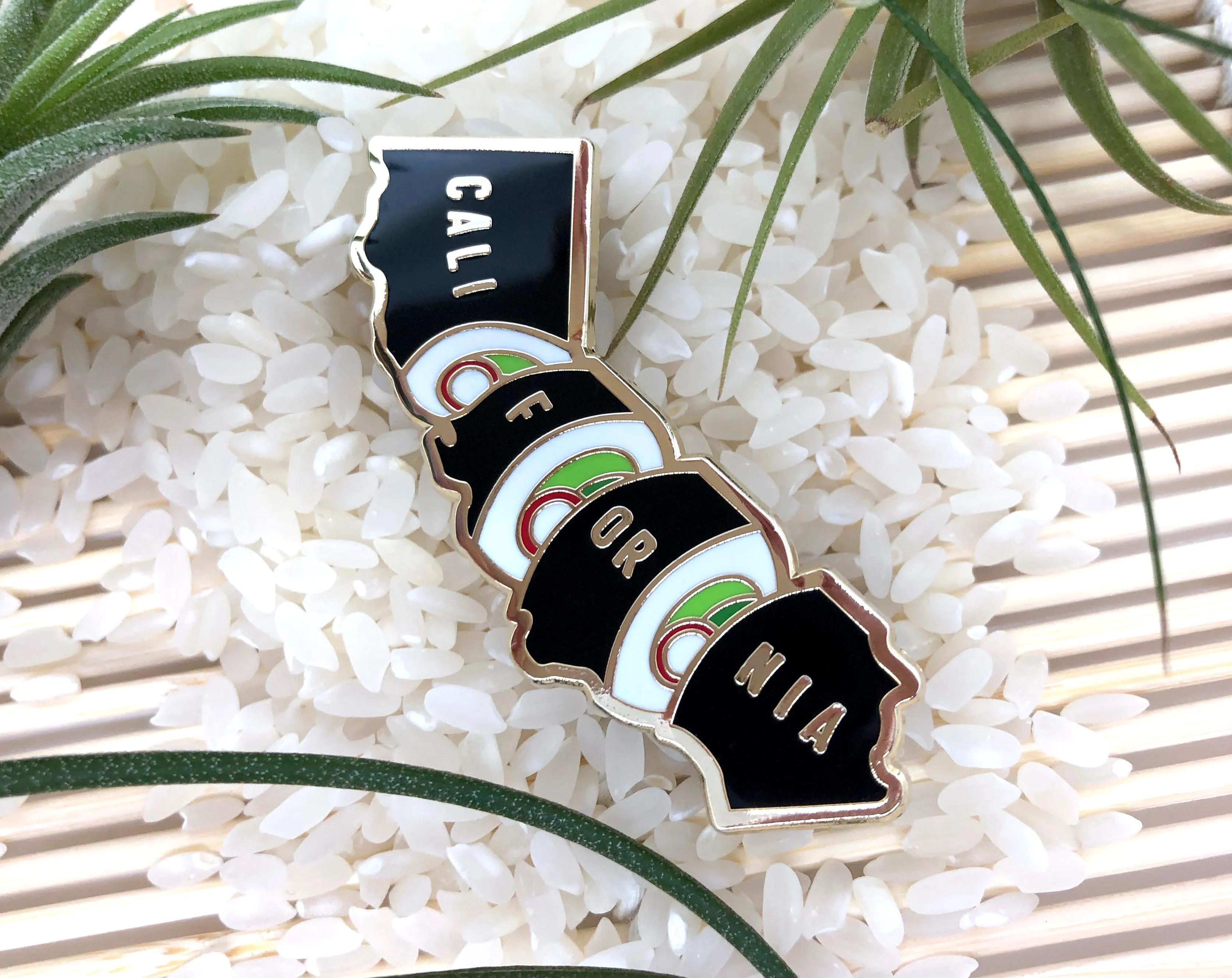 California Roll Sushi Pin