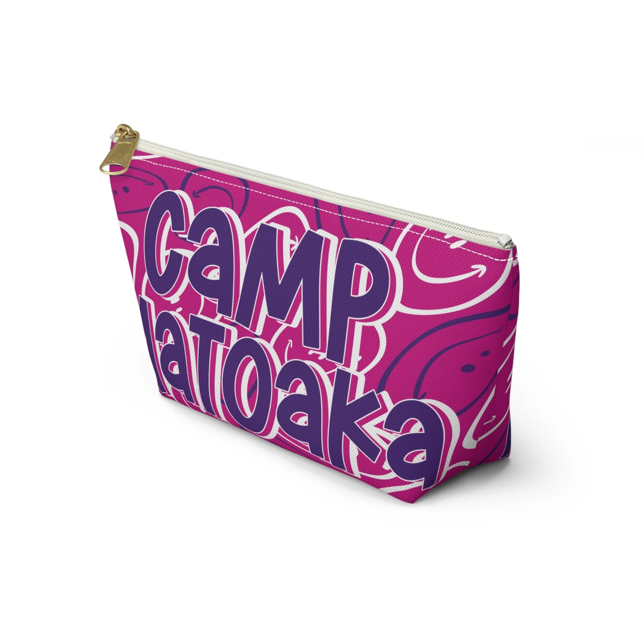 Camp Matoaka Pink Makeup Bag