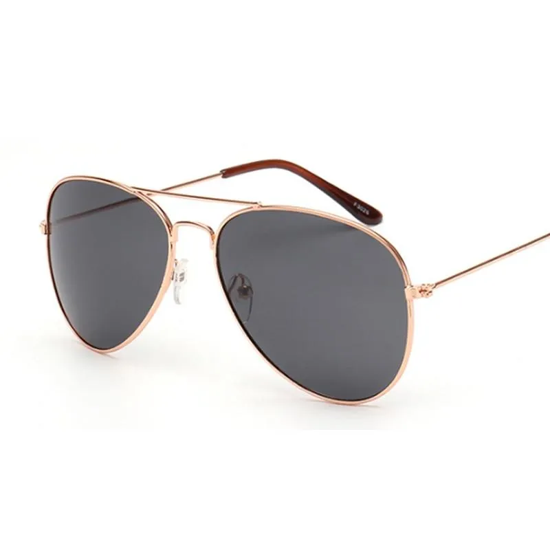 Classic Aviator Metal Sunglasses