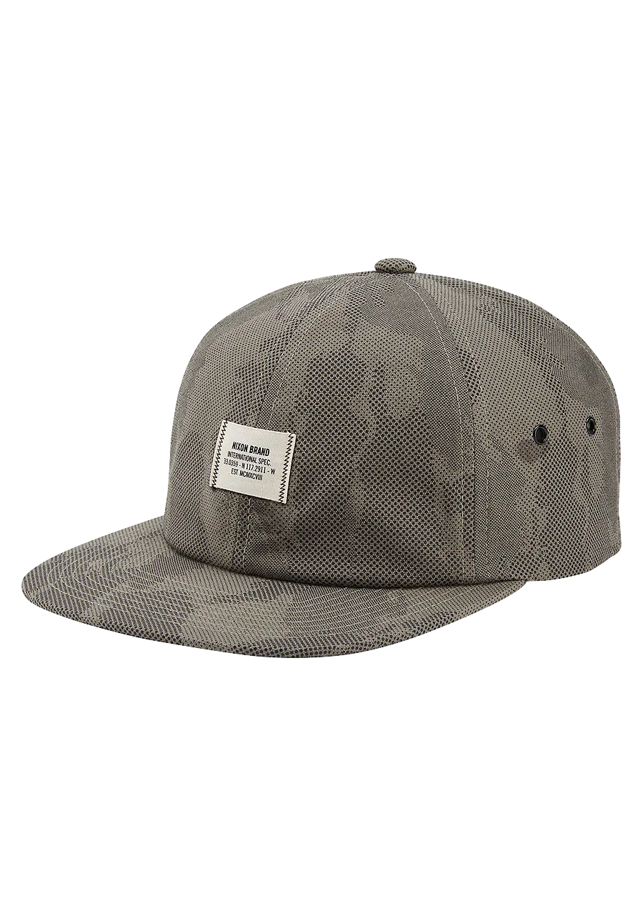 Coast Snapback Hat - Olive Dot Camo