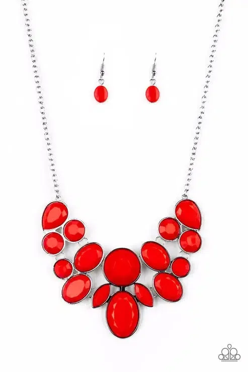 Demi Diva Red Necklace - Paparazzi Accessories