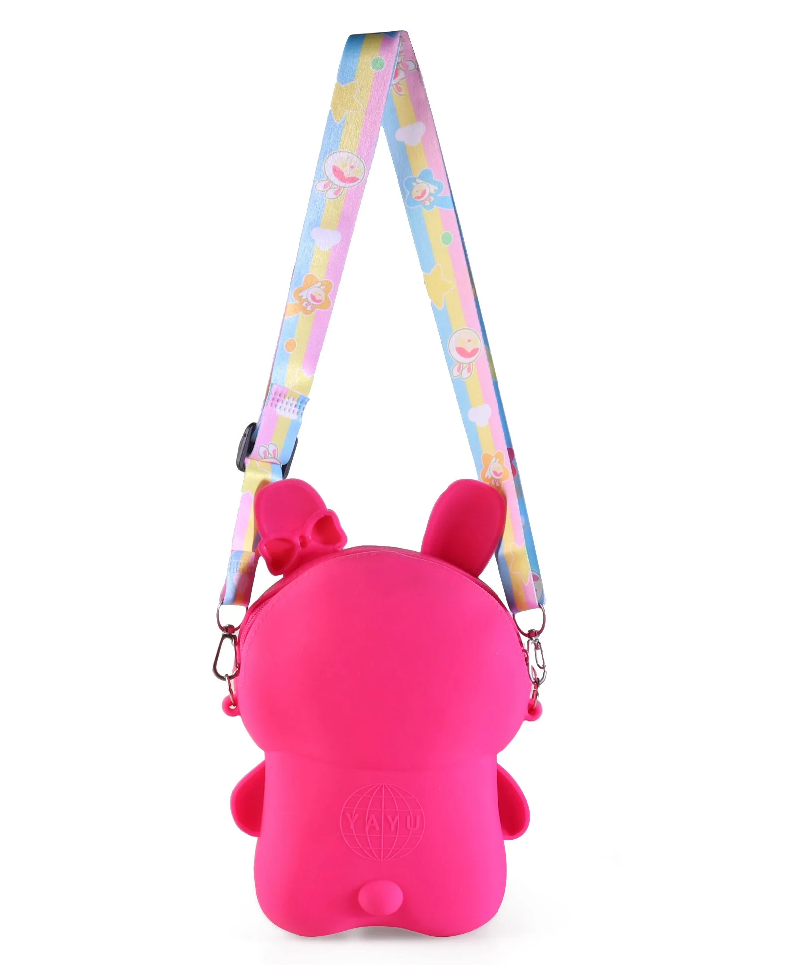 DOLL SILICON SLING BAG - DARK PINK