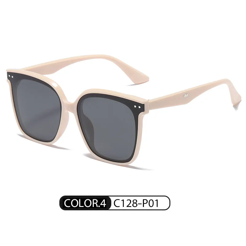 Douyin live broadcast gm same style polarized sunglasses fashionable square frame sunglasses 333 anti-glare sunglasses