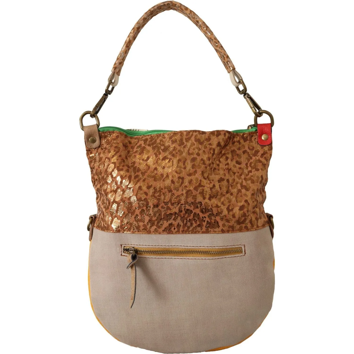 EBARRITO Chic Multicolor Leather Shoulder Bag