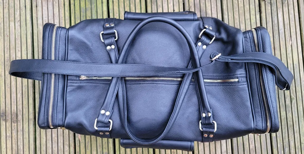 Elevate Your Travels with Our Luxury Leather Duffle Bag