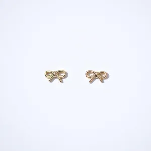 Fine Essentials - Bow Stud Earrings