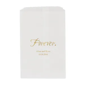 FOREVER. FLAT POCKET STYLE GOODIE BAG