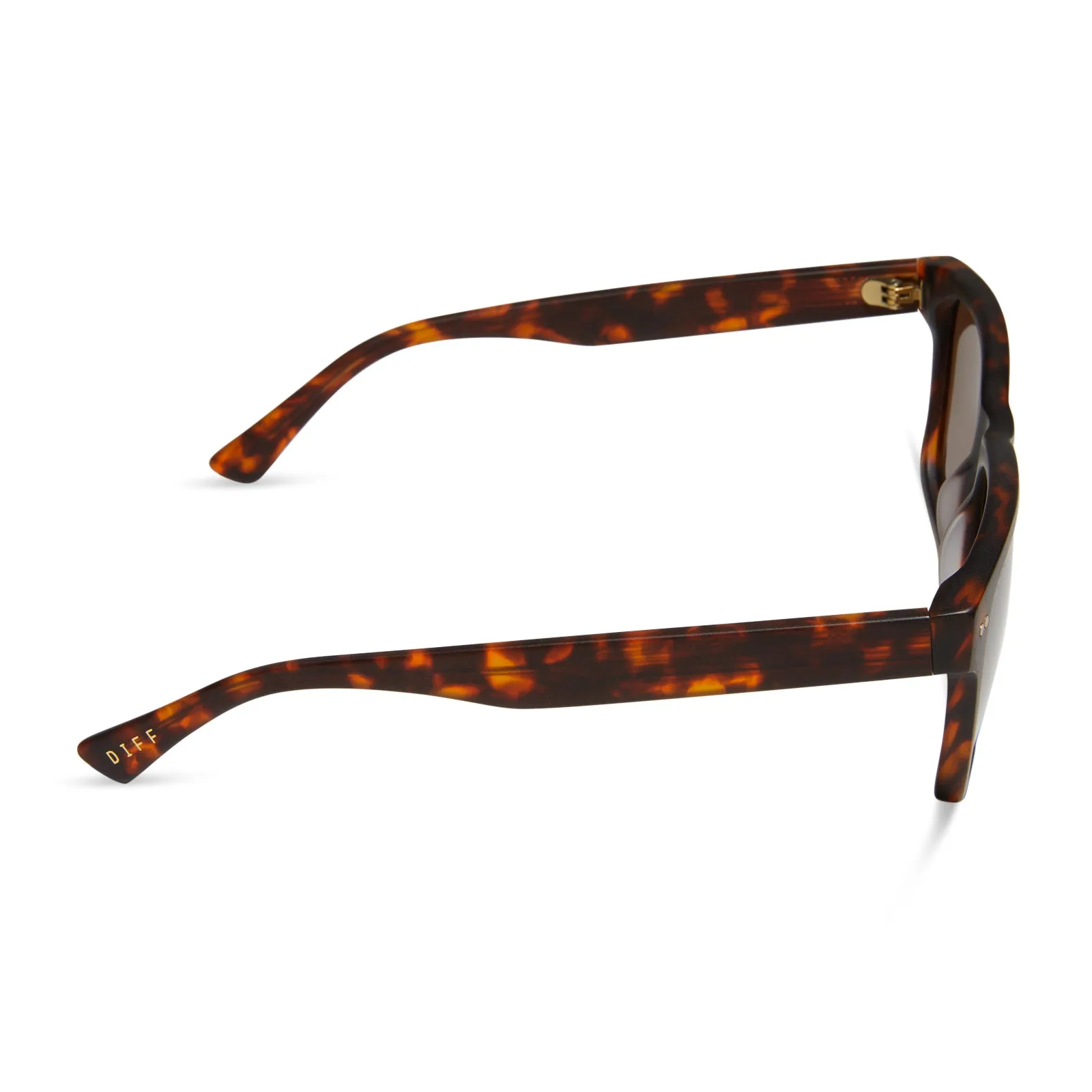 GINO XL - MATTE RICH TORTOISE   BROWN   POLARIZED SUNGLASSES