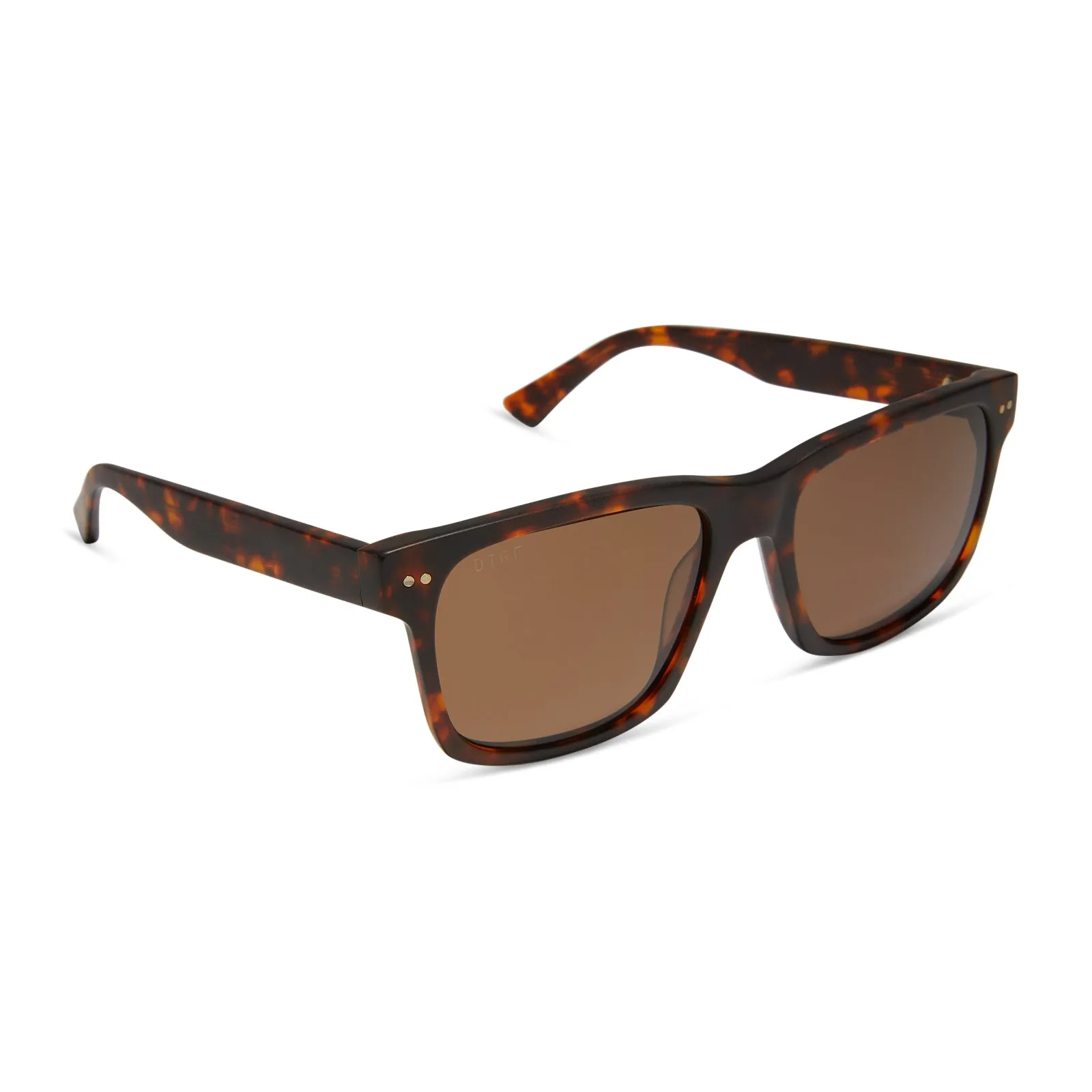 GINO XL - MATTE RICH TORTOISE   BROWN   POLARIZED SUNGLASSES