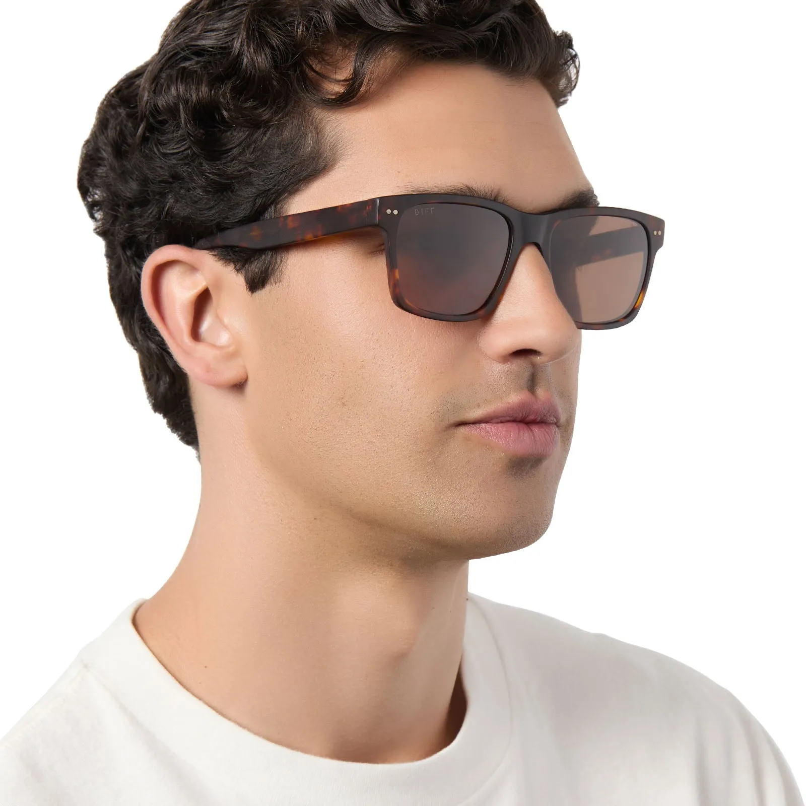 GINO XL - MATTE RICH TORTOISE   BROWN   POLARIZED SUNGLASSES