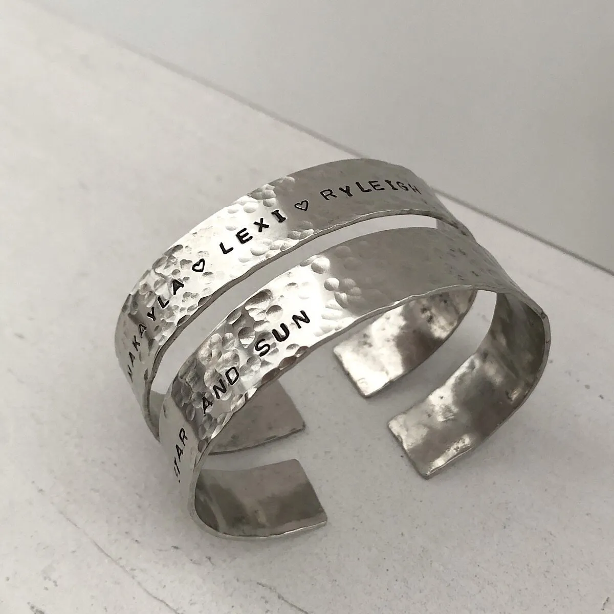 Hammered Personalized Cuff