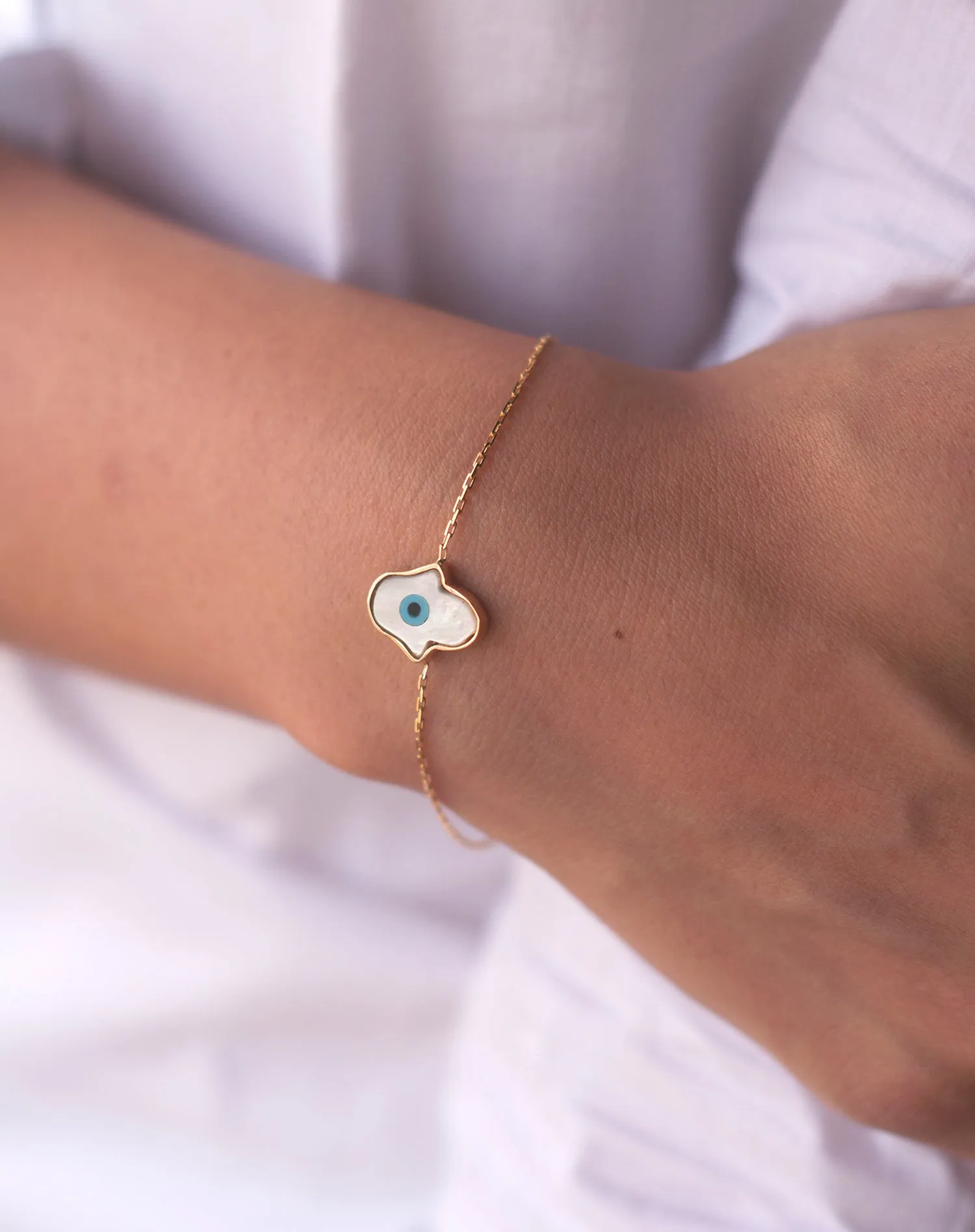 Hamsa Hand Evil Eye Bracelet