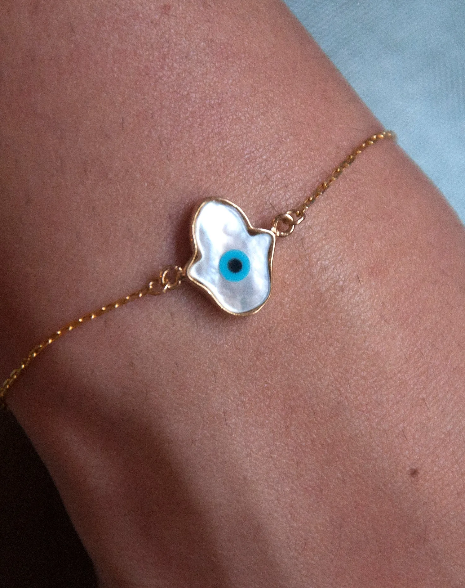 Hamsa Hand Evil Eye Bracelet