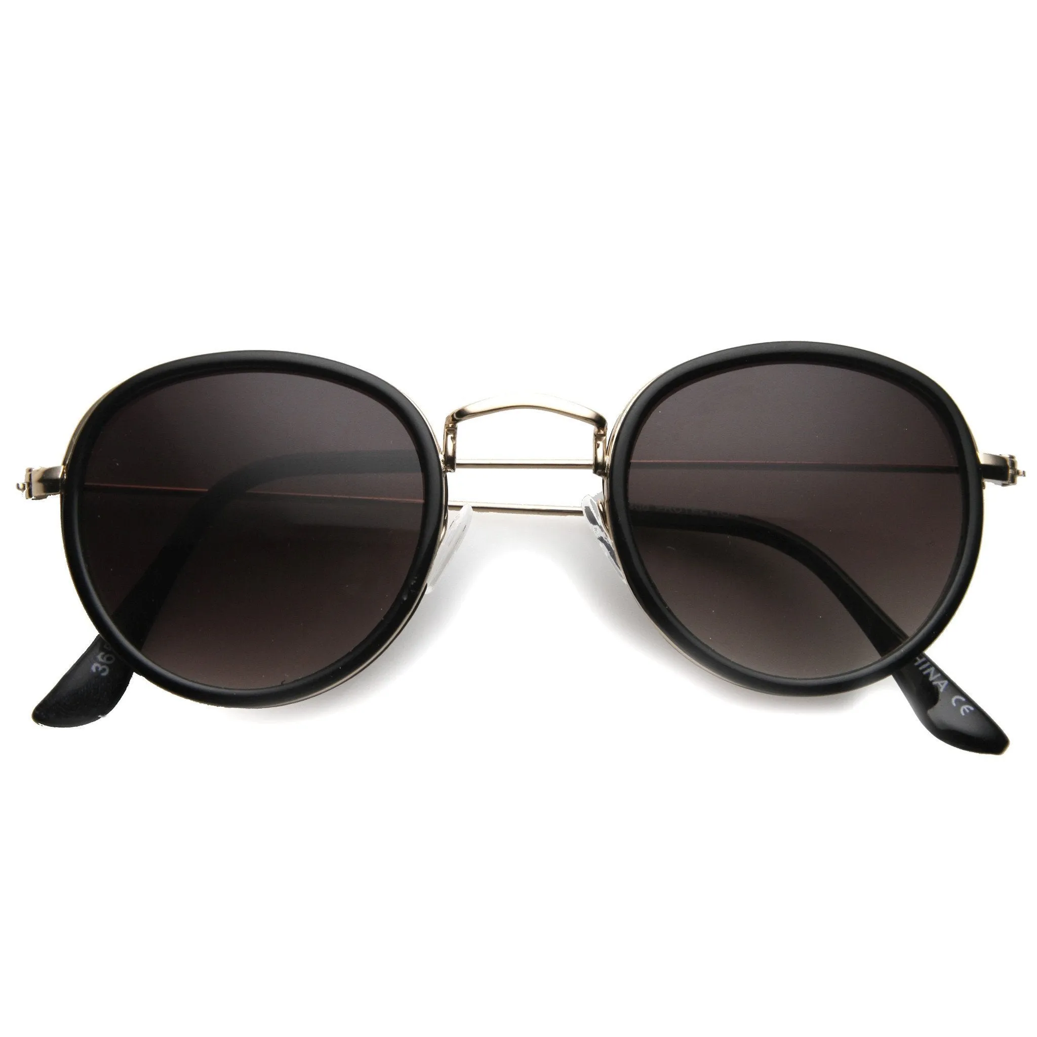 Indie Dapper Vintage Round Sunglasses