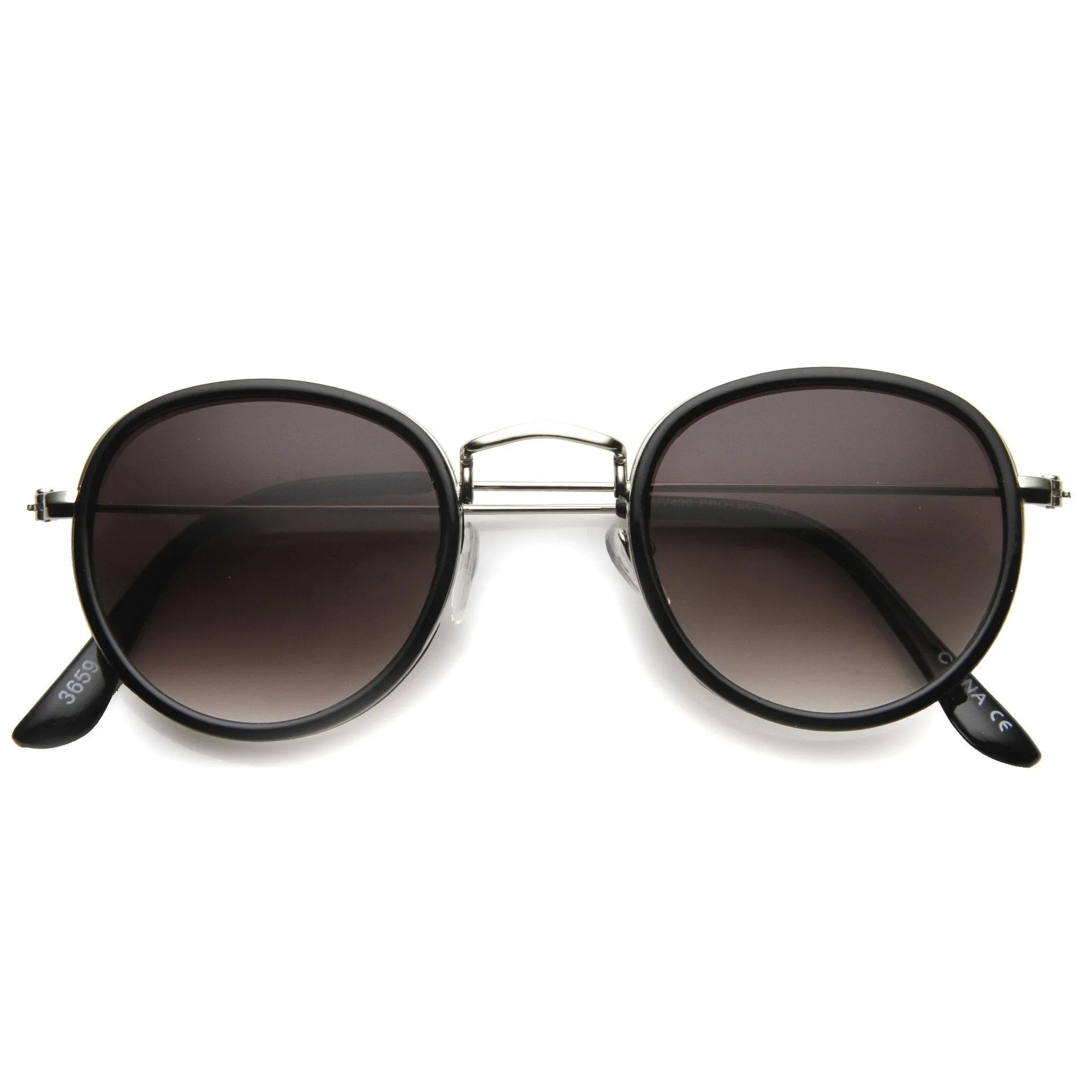 Indie Dapper Vintage Round Sunglasses