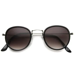 Indie Dapper Vintage Round Sunglasses