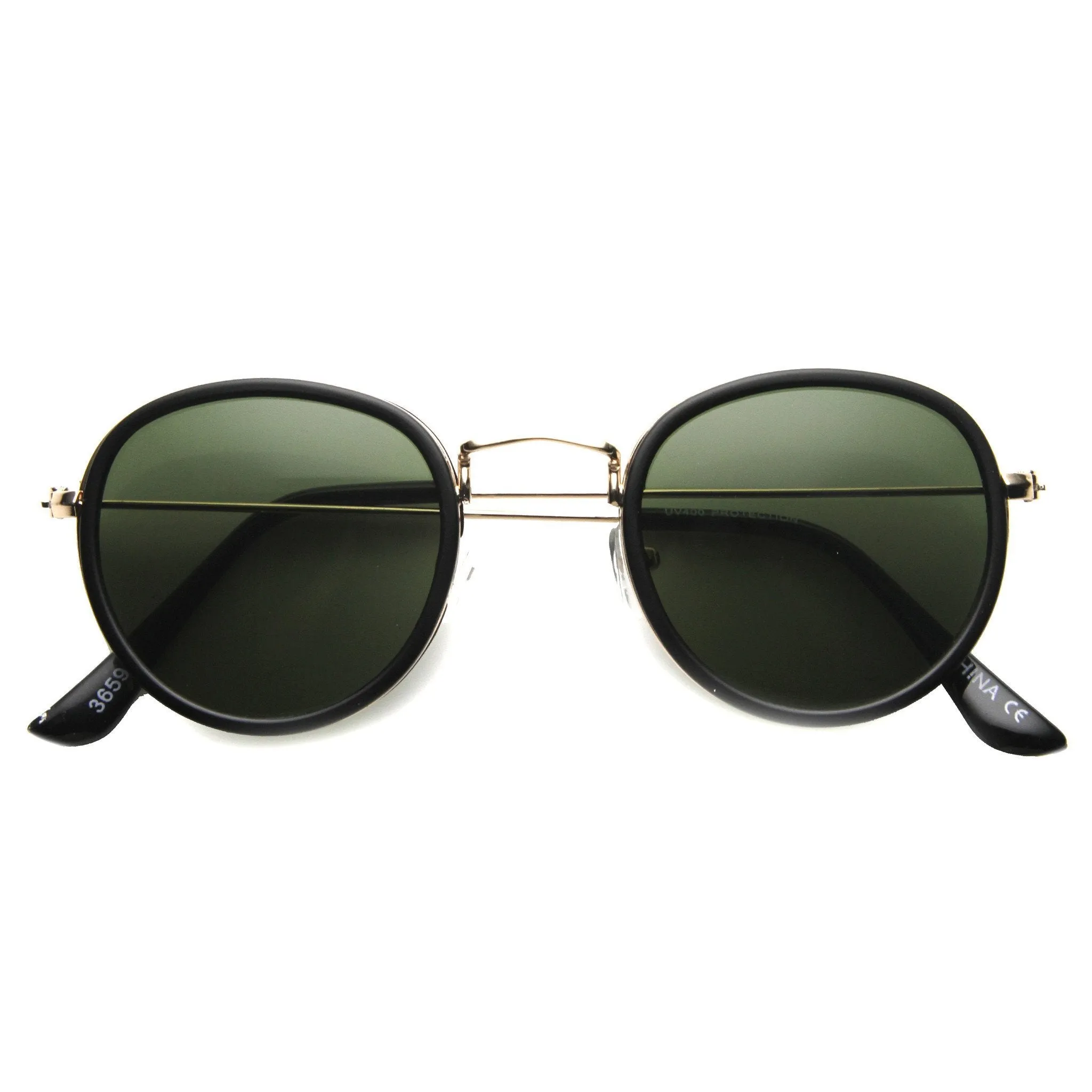 Indie Dapper Vintage Round Sunglasses