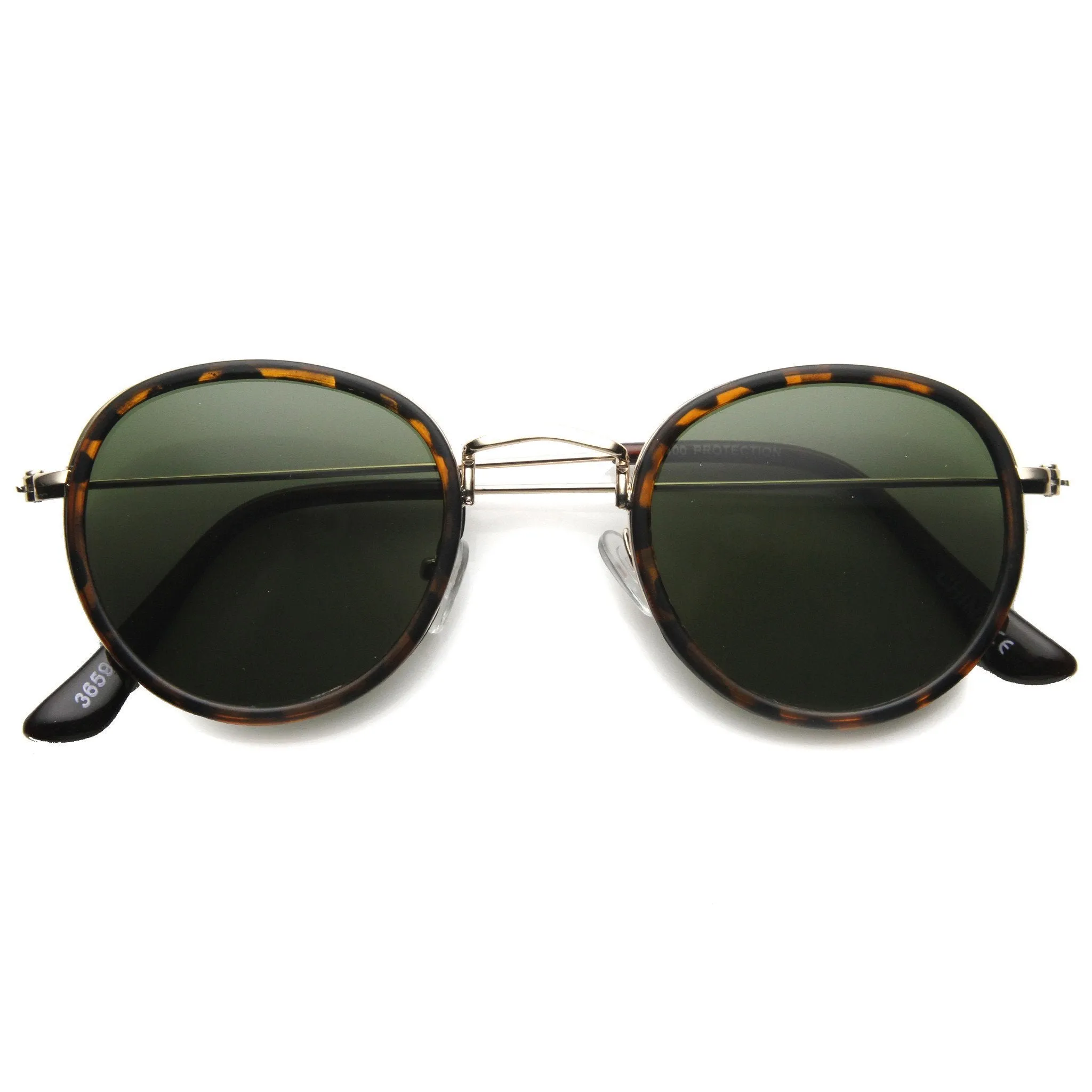 Indie Dapper Vintage Round Sunglasses