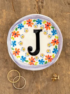 Initial Trinket Dish - J