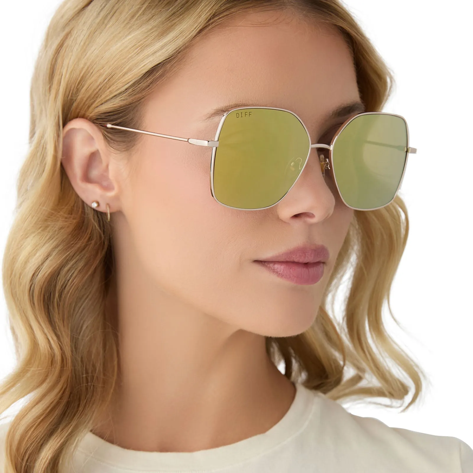 IRIS - GOLD   BRILLIANT GOLD MIRROR SUNGLASSES