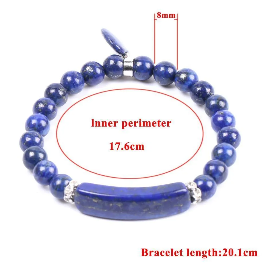 Lapis Lazuli Beaded Bracelet