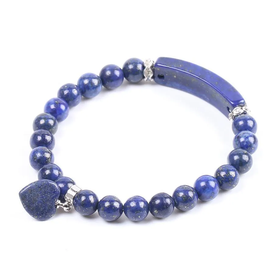 Lapis Lazuli Beaded Bracelet