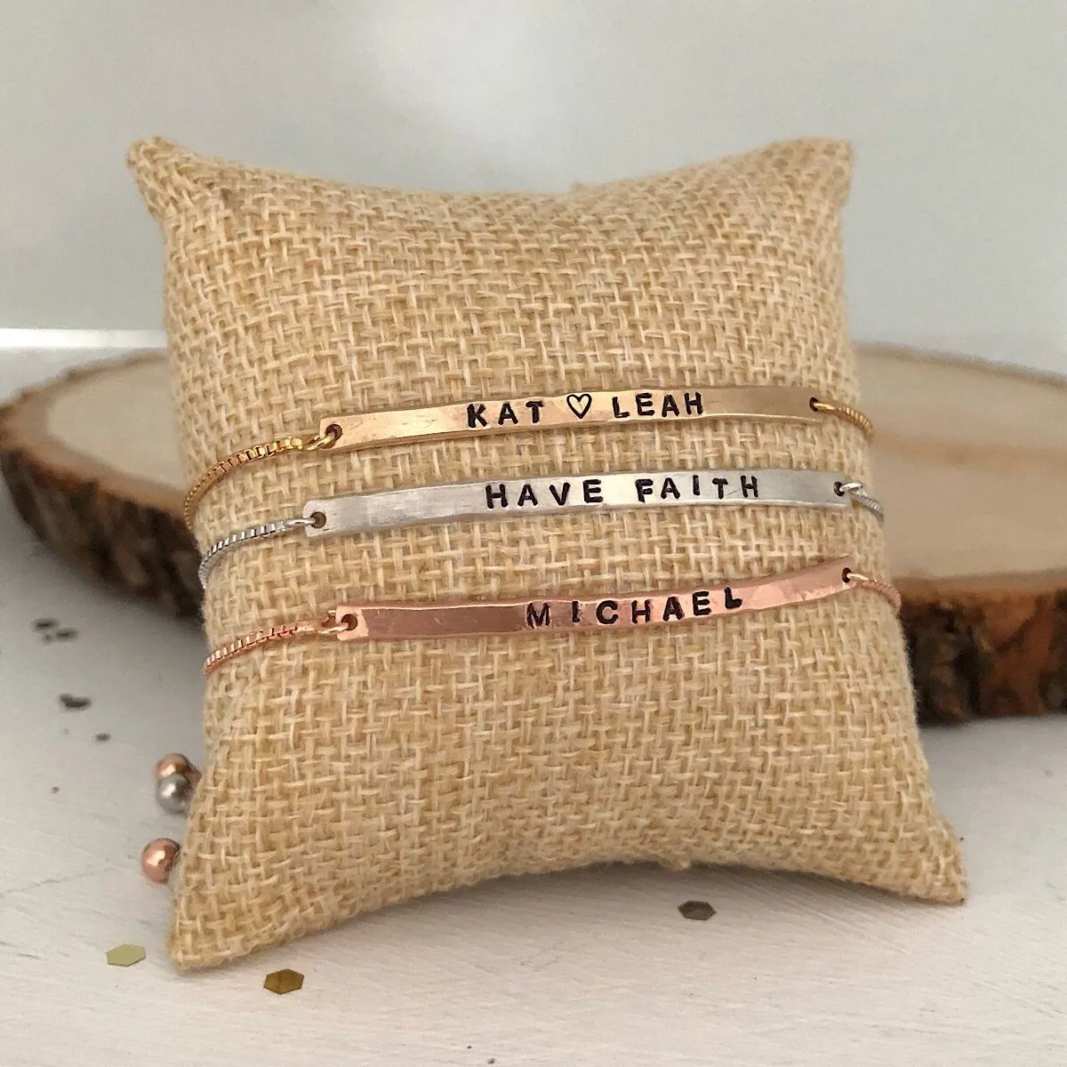 Little ID Personalized Message Bracelet